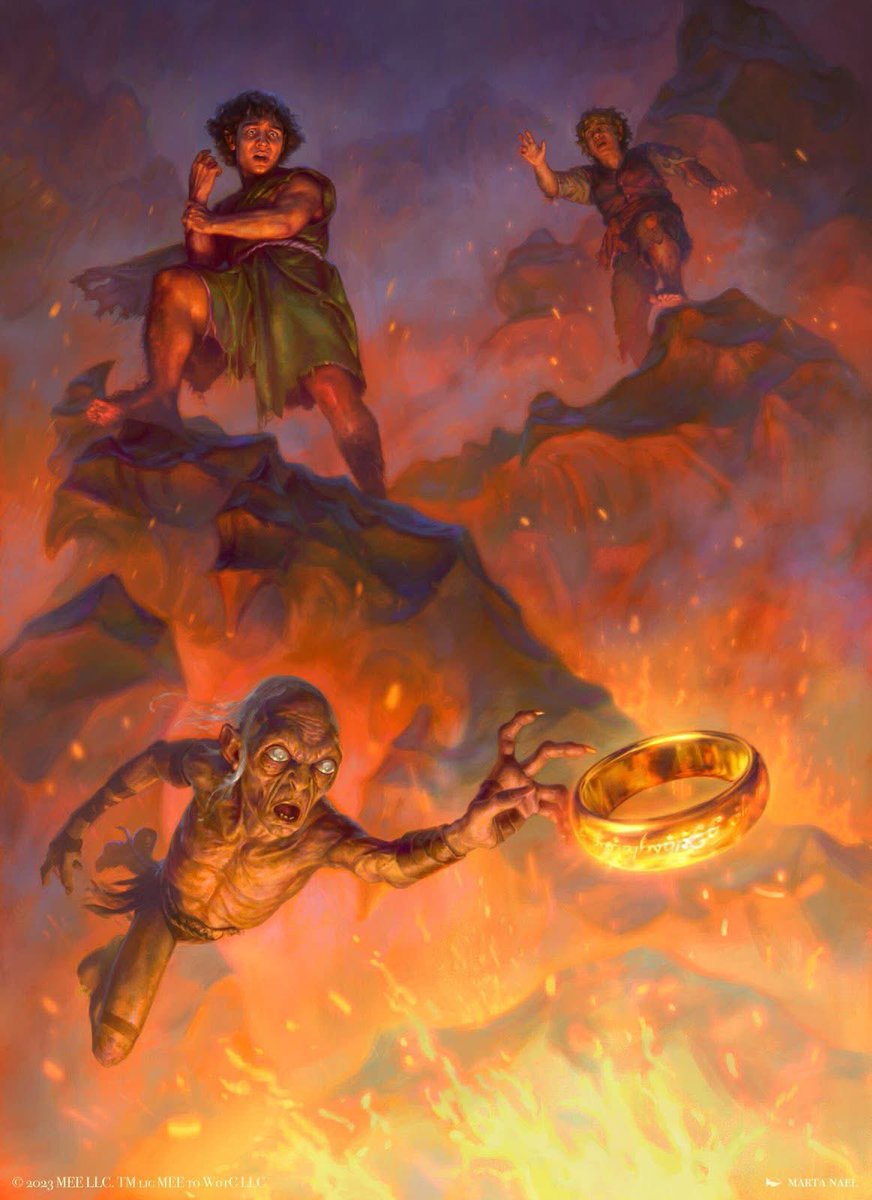 The end for Gollum and One Ring
By Marta Neal