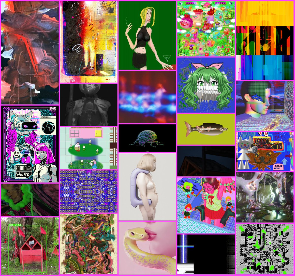 kikanicolela's tweet image. 𝗨𝗻𝗶𝗾𝘂𝗲 𝗴𝗲𝗺𝘀💎💎💎
◘ new curation on objkt 🤍
◘ 1/1 artworks available on primary and waiting to be discovered.
◘ bookmark it as I will keep updating it.
↓
