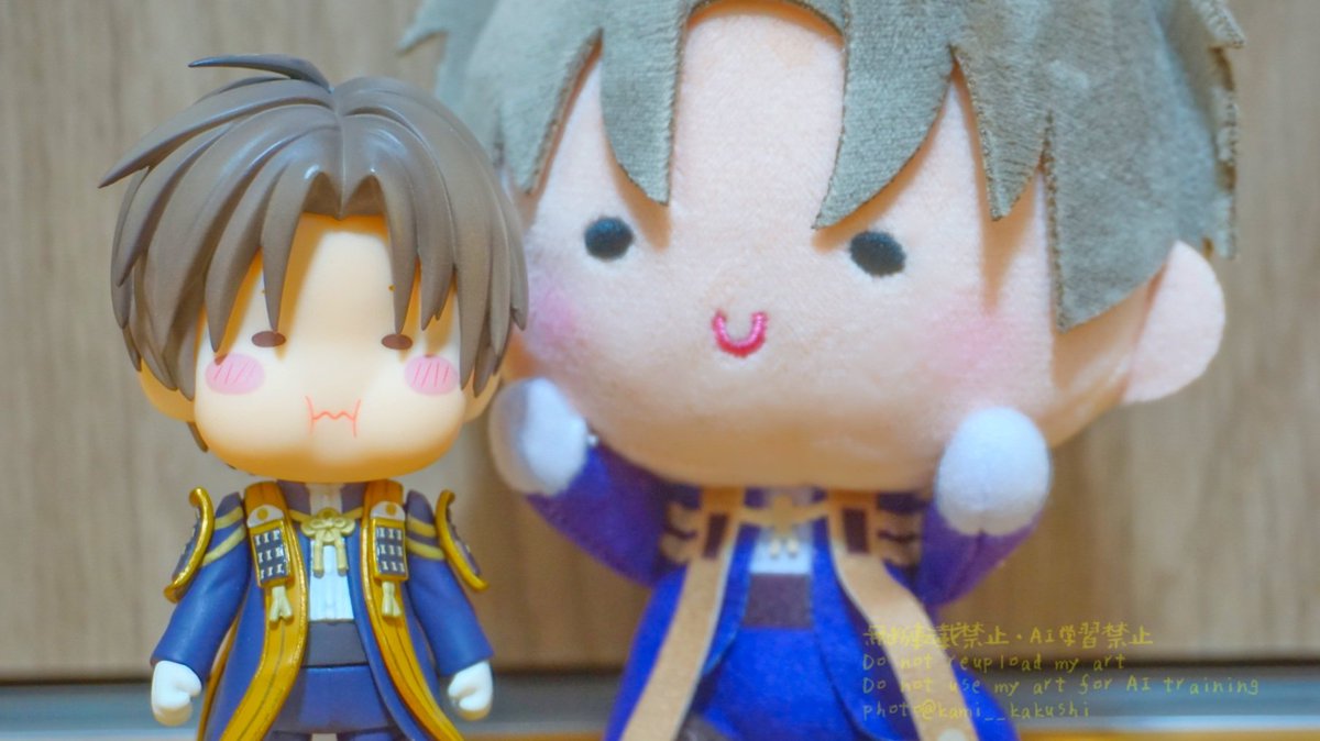 #んまほっぺ #ねんどろ刀剣男士 

ねんへし『そんな顔…！俺だって出来ます！よ！！！』