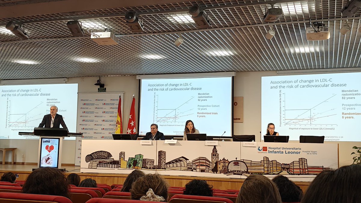 El Dr Carlos Guijarro, miembro de la SEA, ha participado en V Jornadas de #Actualización de #RiesgoVascular del HU Infanta Leonor de Vallecas

Explicando la necesidad de #combinar terapias para llegar a un #tratamiento hipolipemiante de alta intensidad para llegar a objetivo 🎯