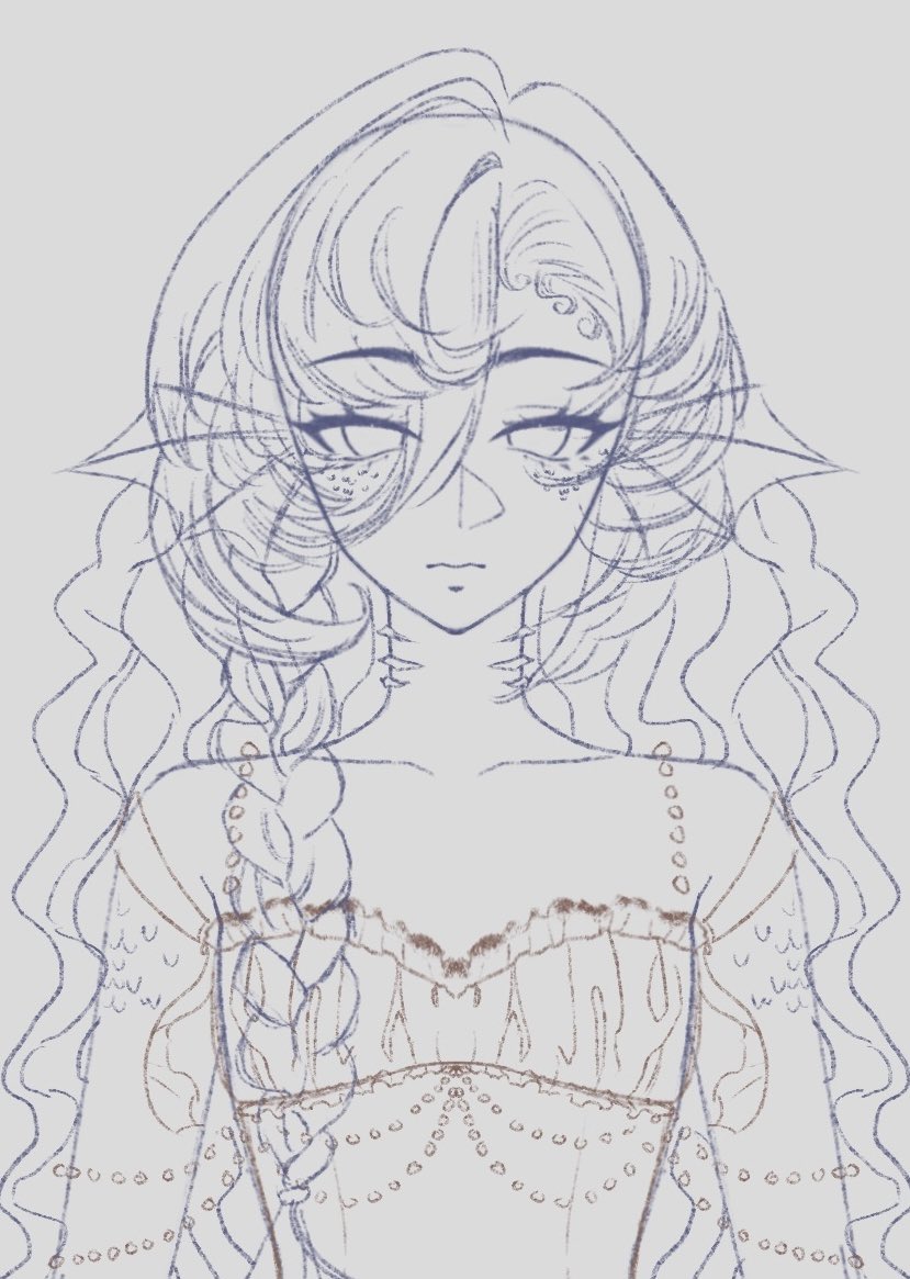 Just a random drop, but I’m making an adoptable character design and I’m obsessed with her 🥰