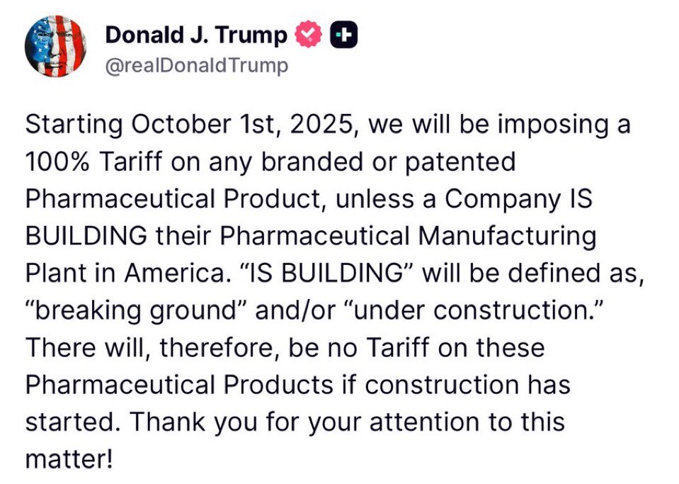 kamleshdabhhi's tweet image. Trump’s new #Tariff ~ Inflation Storm in America

• Pharma +100%
• Trucks +25%
• Furniture, Cabinets +30-50%

The outcome?
√ American citizens will bear the brunt of inflation ~ as medicines, trucks, and furniture become expensive, the greatest impact will be on the people.…