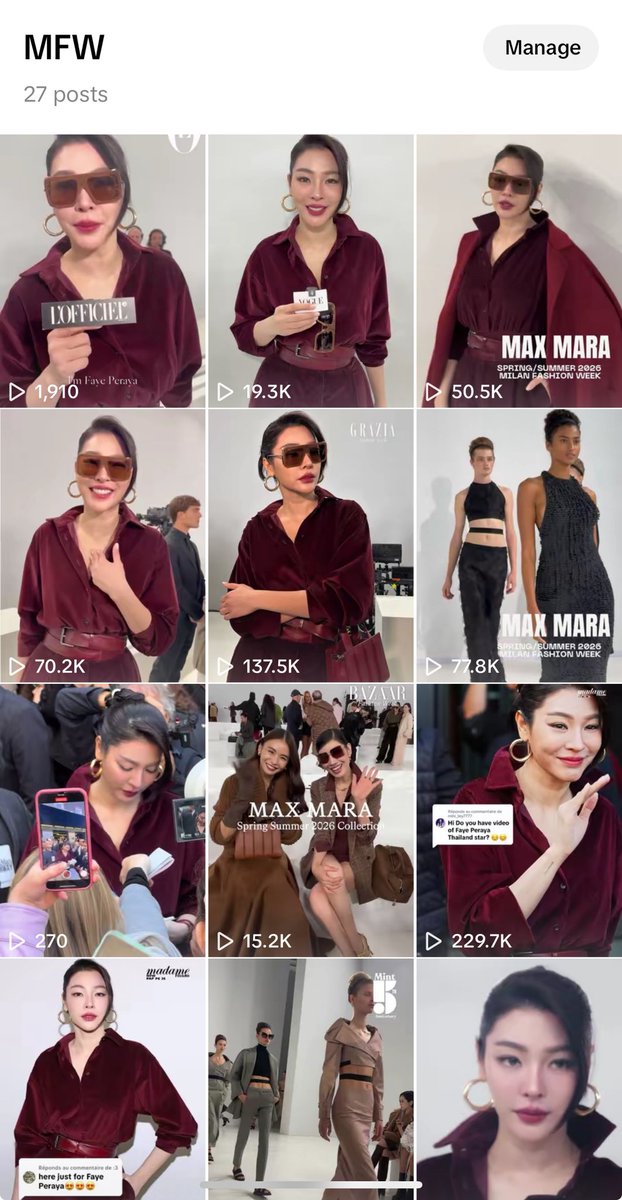 ✅ Added 27 posts 👇🏻 Check out 👇🏻
🔗 vt.tiktok.com/ZSHWB9Td9CB4t-…

- L’Officiel Philippines 
- Vogue Thailand 
- Vogue Singapore
- WWD Thailand 
- GRAZIA Singapore
- 3oud 
- Harper’s BAZAAR Japan 
- Harper’s BAZAAR Thailand
- Harper’s BAZAAR Singapore
- Madame Figaro FR
- Mint