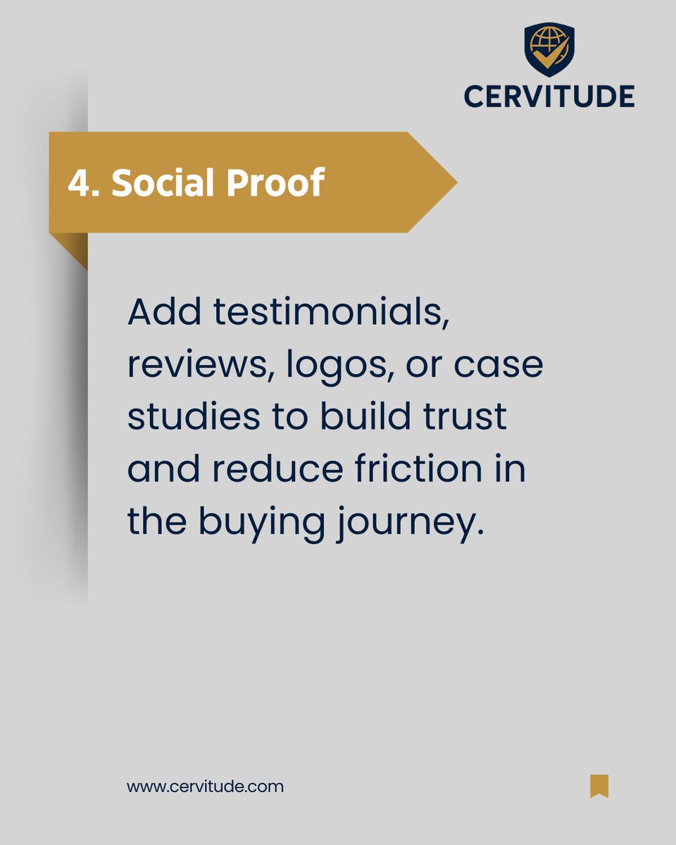 CervitudeIR's tweet image. Your website should be more than pretty—it should perform.

If it&apos;s not converting, it&apos;s just decoration.

👉 Here’s the 4-step formula we use to turn visitors into customers.

#WebDesign #ConversionRateOptimization #DigitalMarketing #SmallBusinessTips #Cervitude