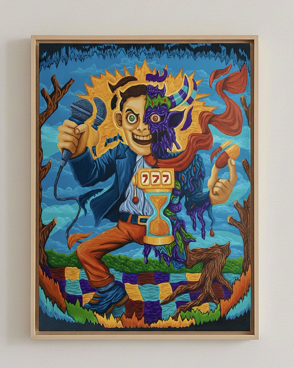 O R A T O R.

60x80 cm. Acrylic on canvas.
Toxic Motel. 2025