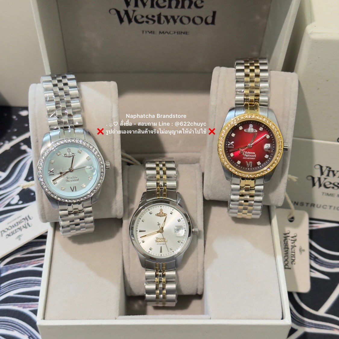 Npc_Brandstore's tweet photo. 🌤️ พร้อมส่ง นาฬิกา Vivienne Westwood 🪐
യ. ขนาดเลดี้ไซส์ เล็กเหมาะกับข้อมือเลยค่ะ ข้อเล็กใส่ได้น้าา യ. 

✿ อุปกรณ์ครบเซ็ต
✿ รับประกัน 2 ปีค่ะ

🏷️ ราคา : 7,999-8,290฿

💌 ส่งฟรี Ems / 🛵 กทม.ส่งแมสได้ค่ะ 

 สั่งซื้อ Line : @622chuyc ค่ะ

#นาฬิกาvivivenne #นาฬิกาvivienneพร้อมส่ง https://t.co/4Zo7NbNQfZ