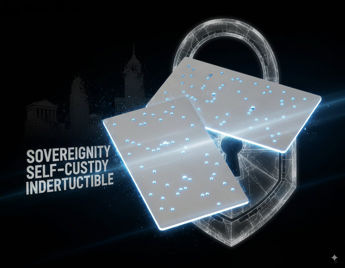 Your Seed, Your Sovereignty

🛡️🔒 Trust no one. Not banks. Not governments. Your trust, your seed &gt; anchored in steel.
 kryptodots.com
 #TrustYourself #SelfCustody #NotYourKeysNotYourCoins #Bitcoin