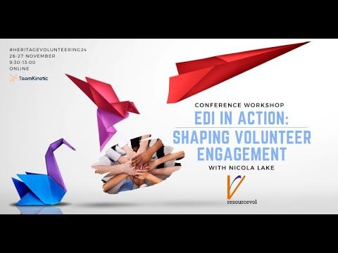 HeritageVols's tweet photo. โ Develop a proactive approach to #EDI in #volunteering with this great #HeritageVolunteering24 workshop from Nicola Lake
๐บ https://t.co/bbqtxw4T0O
๐ซ Don't miss out on this year's conference. Grab your ยฃ30 ticket at https://t.co/lVbKcVFbEU
#HeritageVolunteering25 #LoVols https://t.co/39Urx9DuFX