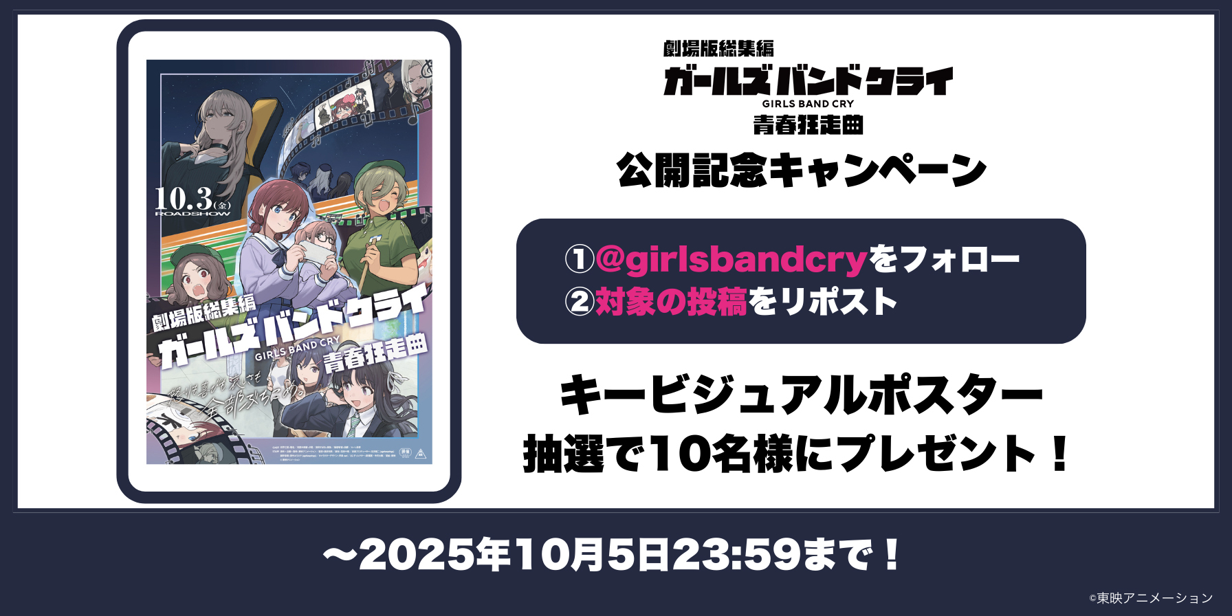 ガールズバンドクライ パネルミッションキャンペーン　限定ビジュアルカード　2枚 ガールズバンドクライ パネルミッションキャンペーン 限定