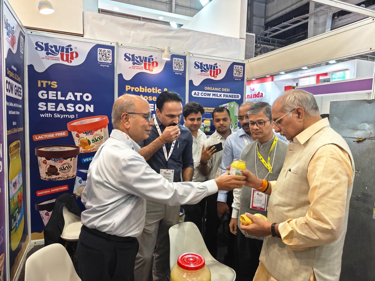 SNDwivedy's tweet photo. Do visit #SkyrrupIndia at the UP International Trade Show between 25th &amp; 29th Sept, 2025
Here are some glimpses from Day 1
@UPIntrTradeShow 
#B2Bevents #tradeshow #MadeInIndia #skyrrup https://t.co/HorPTvQjek