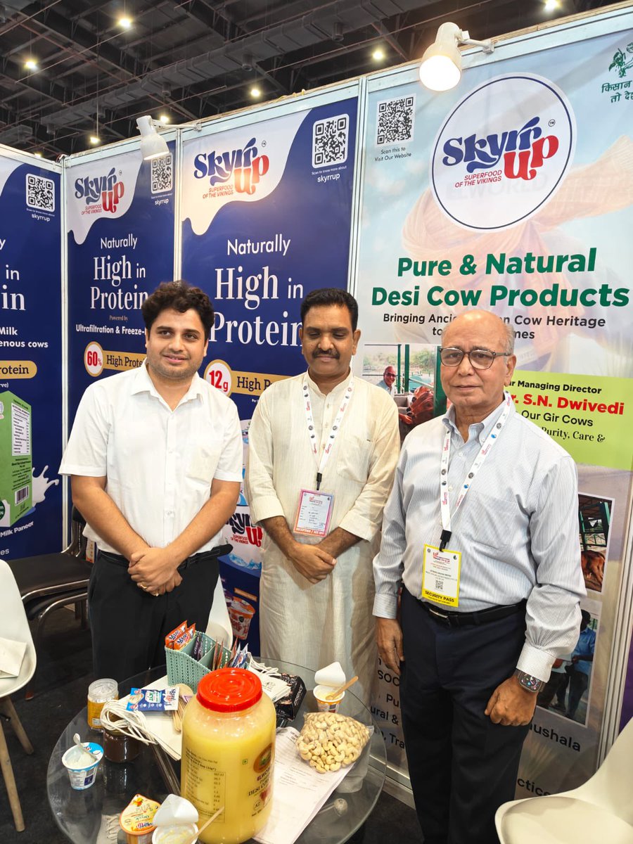 SNDwivedy's tweet photo. Do visit #SkyrrupIndia at the UP International Trade Show between 25th &amp; 29th Sept, 2025
Here are some glimpses from Day 1
@UPIntrTradeShow 
#B2Bevents #tradeshow #MadeInIndia #skyrrup https://t.co/HorPTvQjek
