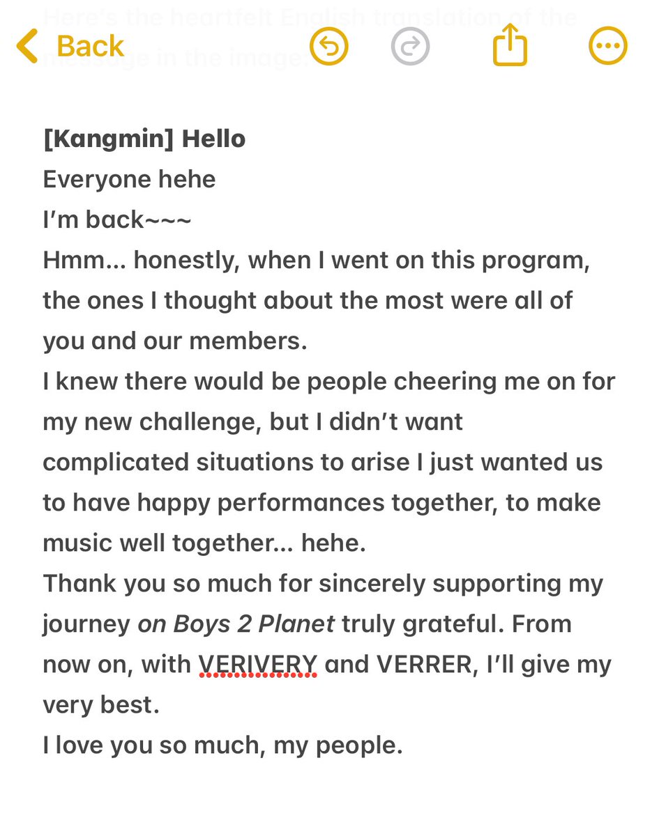 7bellsbears's tweet photo. Kangmin uploaded a post on Verivery’s fancafe 🥹🫶🏻Our admirable maknae! You did so well puppy https://t.co/1PeyUZc2bg