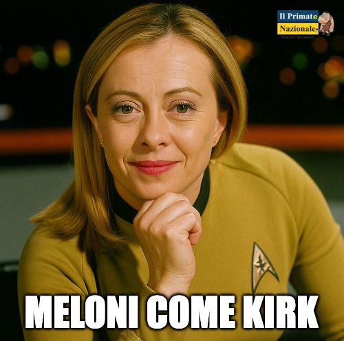 "Io come Kirk? Un orgoglio"

#meloni 
#melonicomekirk 
#Kirk