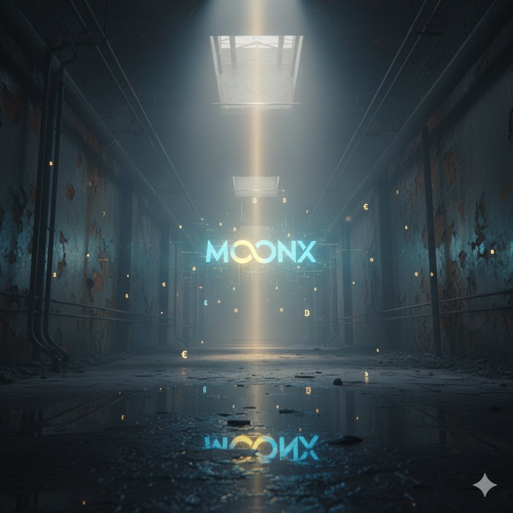 moonx_bydfi's tweet image. Darkness without end, yet the light points to one name.
MoonX is the answer🌌
#MoonX #BYDFi #AlphaHunter #OnChain