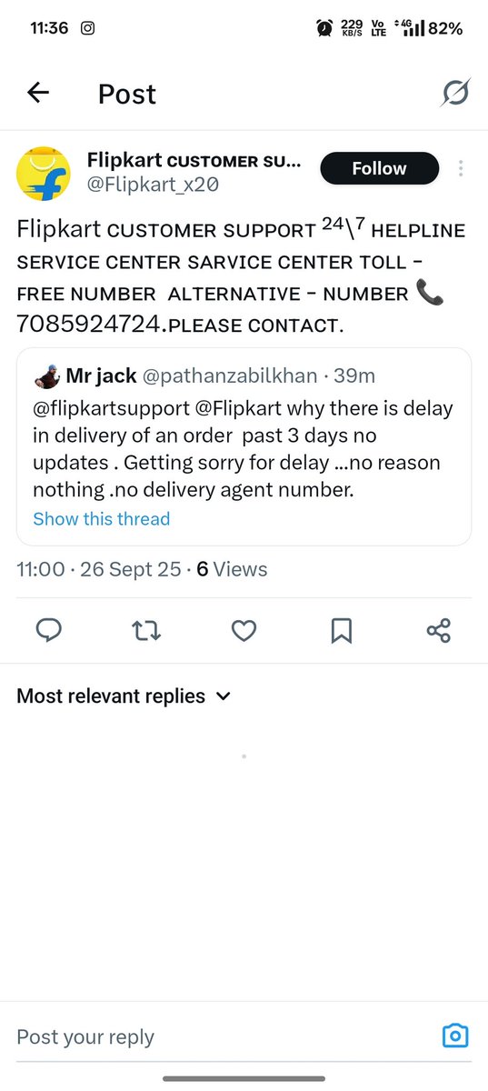 pathanzabilkhan's tweet photo. @Flipkart @flipkartsupport @Cyberdost @cyberabadpolice 
This number is calling behalf of flipkart that to in video call .taking detail personal details as well never got any customer support in video call type https://t.co/W5vMS3CsR9
