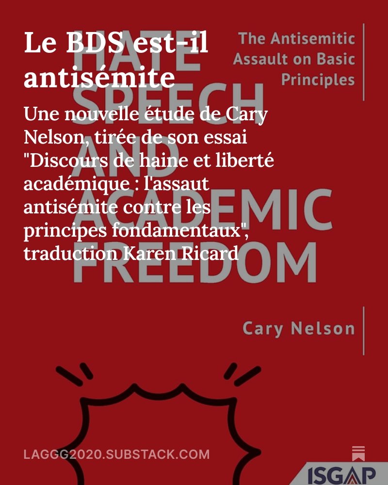 SZagdanski's tweet image. Le BDS est-il antisémite, by @SZagdanski open.substack.com/pub/laggg2020/…