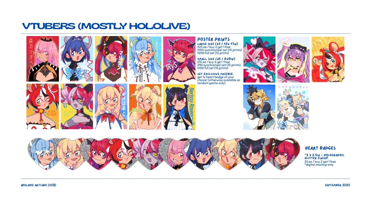 <a href="/alienmandy_/">Mandy⁷ ☀️ 🔜 Adelaide Artcade E08</a> and I will be in adelaide for <a href="/AdelaideArtcade/">Adelaide Artcade 🕹️ SEP 27-28</a> this weekend! here's our super long catalogue post thread !! 🕹🫡