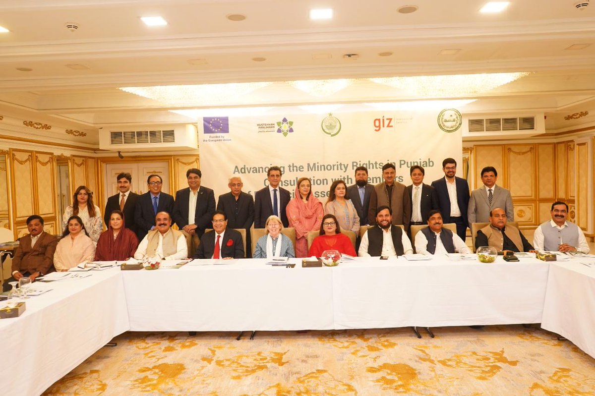 PIPS_GOV's tweet image. The Pakistan Institute for Parliamentary Services (PIPS), in collaboration with the Mustehkam Parlimaan, an EU funded project, organized a two-day interactive session on Consultation with Members of Minority Caucus of the Provincial Assembly of Punjab on  September 25-26, 2025.
