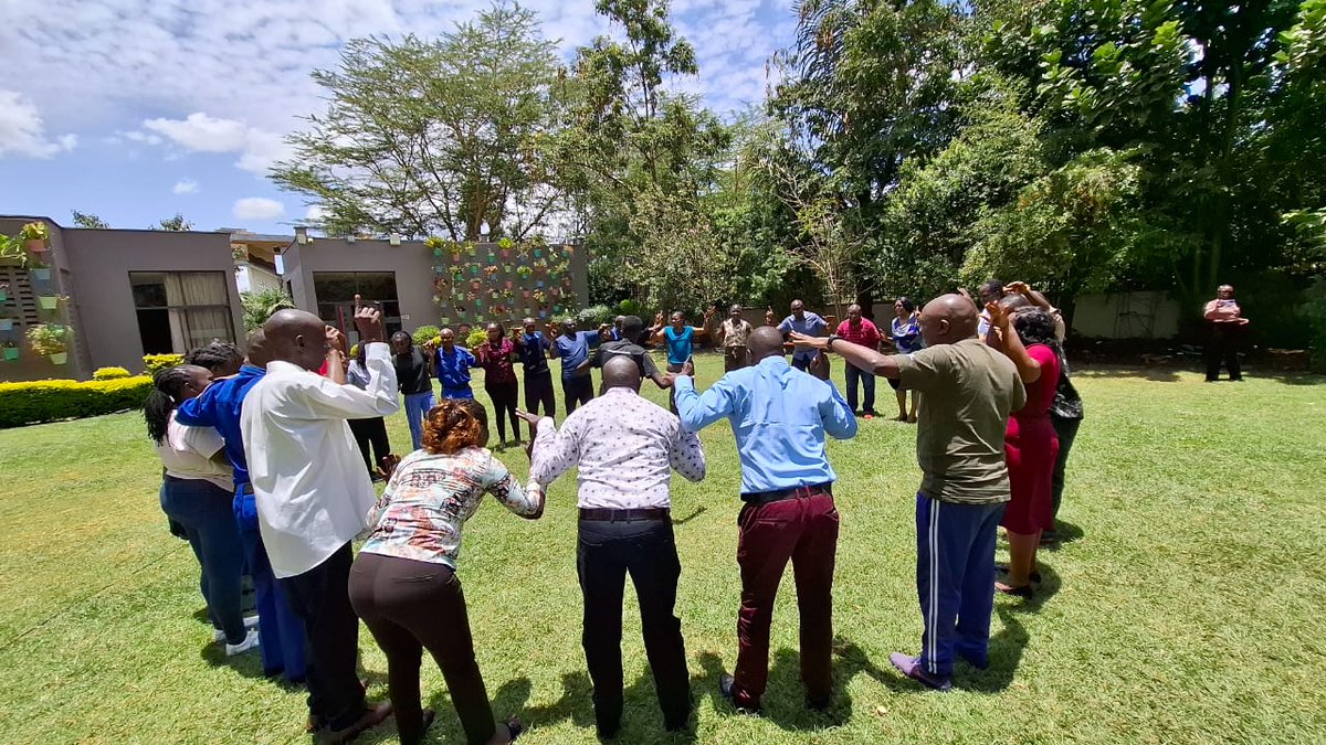 RCKKenya's tweet photo. Mental health is the foundation of resilience and wellbeing.
Police officers from Kawangware, Kasarani, Kitengela, Eastleigh and Kayole gathered for a debrief session under the #EKN Haki na #UshirikianoProject. This created a safe space designed to strengthen emotional wellbeing and teamwork.
The session began with guided discussions on mental health awareness, where officers explored how stress and trauma affect their daily lives. This was followed by a cognitive awareness exercise designed to test memory, creativity, and problem-solving, encouraging participants to think critically and find solutions to everyday challenges.
Building on this, the facilitator introduced practical stress-management techniques, equipping officers with tactical skills to regulate emotions and cope with high-pressure situations.
To build camaraderie, the officers engaged in team-building games and interactive exercises that encouraged movement, laughter, trust, and shared reflection. These activities not only broke down barriers but also reinforced the value of peer support within the force.
By the end of the day, officers left with renewed knowledge for #resilience, a stronger sense of connection, and a shared commitment to fostering a healthier, more supportive workplace culture.
#MentalHealthMatters #PoliceWellbeing #Resilience #HakiNaUshirikiano #RCK25 #KeepingHopealive