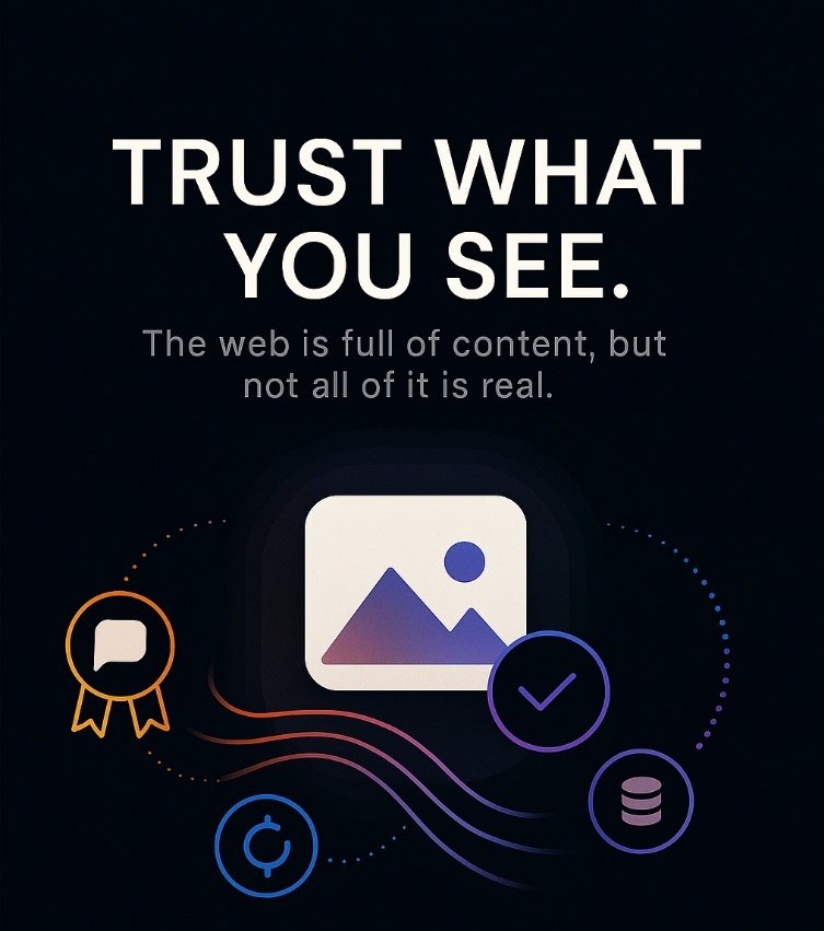 BellaCuzy's tweet image. The web is full of content, but not all of it is real.
Numbers Protocol makes provenance the default, every file comes with proof of origin and authenticity.

Trust what you see. 👊
👉 numbersprotocol.io

$NUM #NumbersProtocol