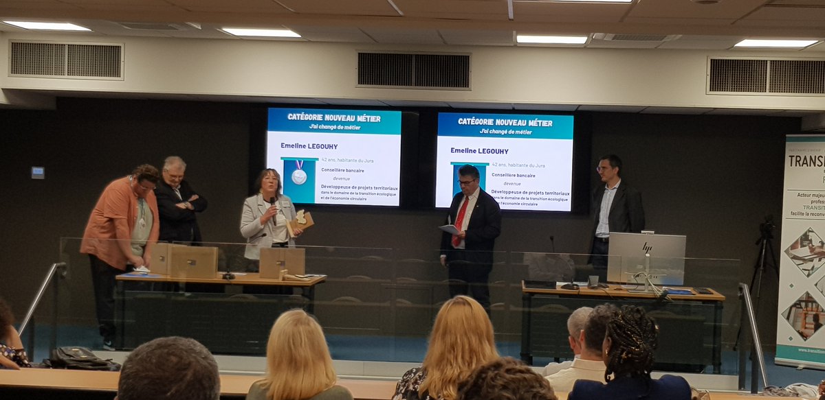 Félicitations à Emeline, notre étudiante de la promo 2023/2024, récompensée hier par Transition pro pour sa reconversion professionnelle réussie grâce à la Licence Pro GTDeC <a href="/fc_univ/">université de Franche-Comté</a> 

Formation accessible en initial, en continue et en alternance 

youtube.com/watch?v=23T1oC…