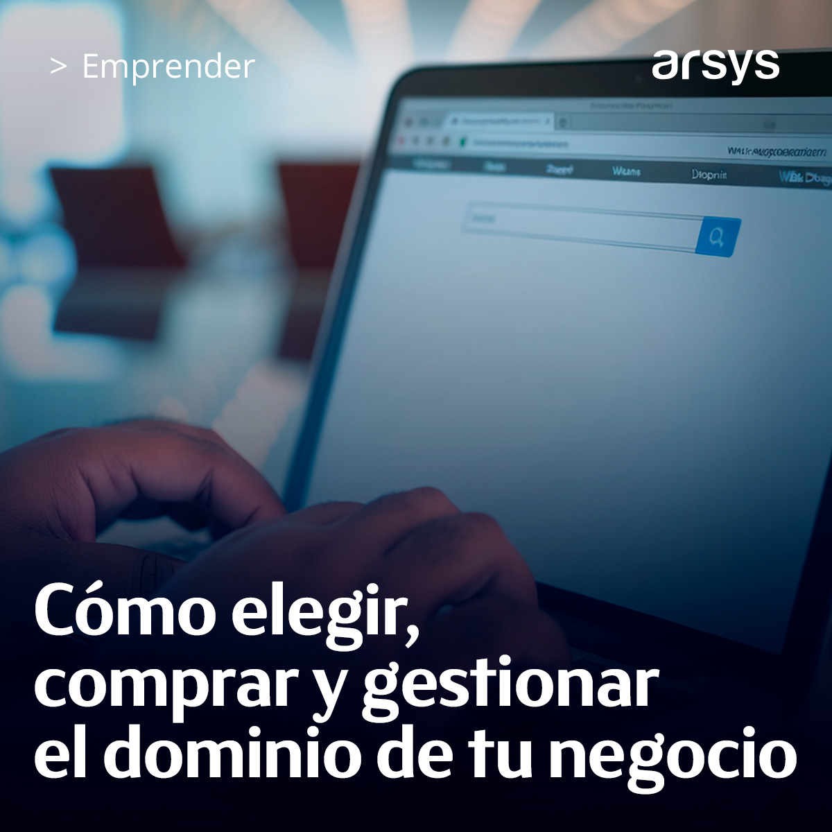arsys's tweet image. Elegir el #DominioWeb es el primer paso para la #IdentidadDigital de tu negocio. 

ℹ️ Aprende a elegir y gestionar tu dominio paso a paso en bit.ly/3SJAAr9

#PresenciaOnline #Emprendedores #Marketing #dominios