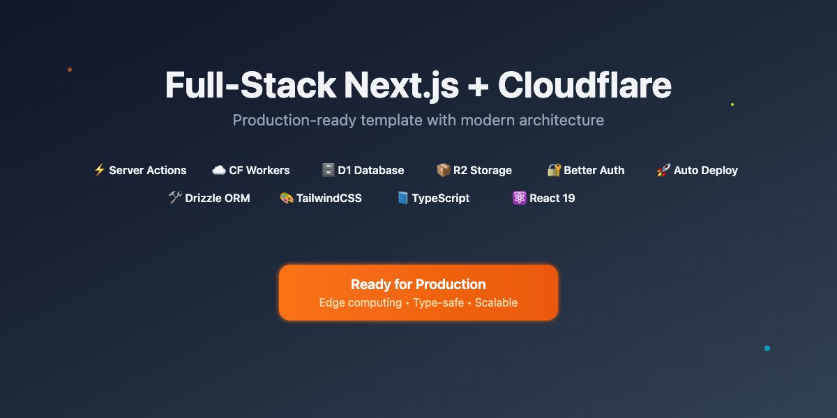 GitHub_Daily's tweet image. 有位开发者，基于 Cloudflare + Next.js 为我们提供了一套强大且实用的全栈项目模板：fullstack-next-cloudflare，非常适合用来快速启动项目。

不仅集成了数据库、存储、AI 推理、前端框架等完整功能，还巧妙利用 Cloudflare 慷慨的免费额度来部署。

GitHub：github.com/ifindev/fullst…

主要特性：

-…