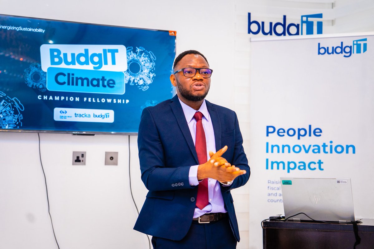 BudgITng's tweet image. Earlier this month, @BudgITng, in collaboration with @CivicHive, successfully concluded the @PWYPNigeria Climate Champions Fellowship—a six-month program designed to empower young leaders to drive community-based solutions to Nigeria’s pressing climate challenges.

#AskQuestions…