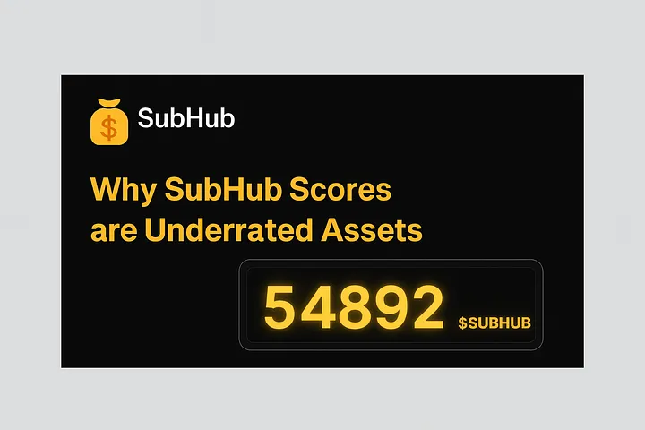 SubHubStack's tweet image. ๐ Everyoneโs chasing hype. The smart ones are stacking Scores.
$SUBHUB Scores arenโt campaign dust โ theyโre loyalty, reputation, and early edge in the ecosystem.
Donโt sleep on the most underrated asset in #Web3 right now.
๐ medium.com/@Subhubstack/wโฆ
#SUBBERS #Airdrop