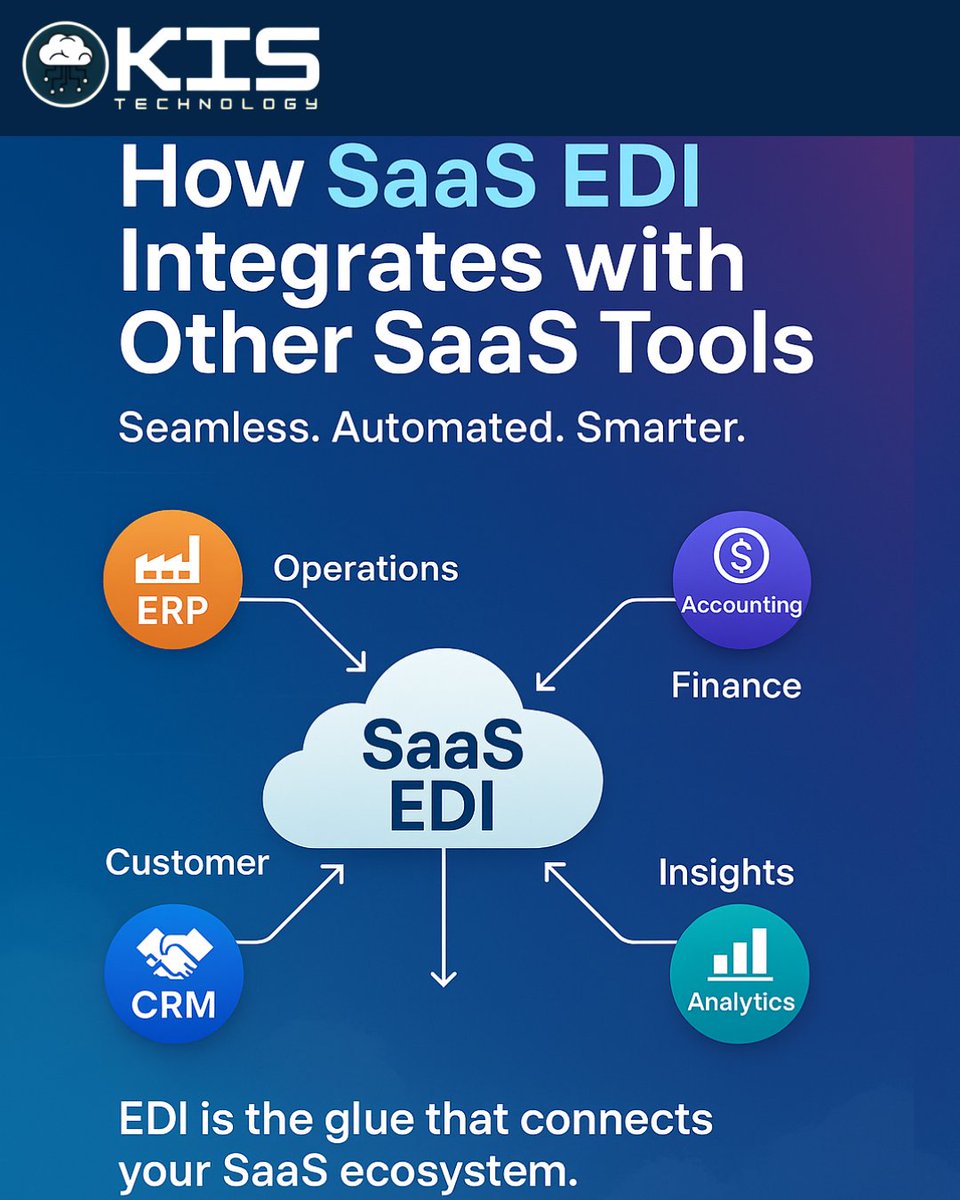 technologykis's tweet image. 𝐈𝐧𝐭𝐞𝐠𝐫𝐚𝐭𝐢𝐨𝐧 𝐢𝐬 𝐞𝐯𝐞𝐫𝐲𝐭𝐡𝐢𝐧𝐠.
𝘏𝘦𝘳𝘦’𝘴 𝘩𝘰𝘸 𝘚𝘢𝘢𝘚 𝘌𝘋𝘐 𝘤𝘰𝘯𝘯𝘦𝘤𝘵𝘴 𝘸𝘪𝘵𝘩 𝘌𝘙𝘗, 𝘊𝘙𝘔, 𝘈𝘤𝘤𝘰𝘶𝘯𝘵𝘪𝘯𝘨 &amp;amp; 𝘈𝘯𝘢𝘭𝘺𝘵𝘪𝘤𝘴 𝘵𝘰𝘰𝘭𝘴 𝘵𝘰 𝘤𝘳𝘦𝘢𝘵𝘦 𝘢 𝘴𝘮𝘢𝘳𝘵𝘦𝘳 𝘦𝘤𝘰𝘴𝘺𝘴𝘵𝘦𝘮.
#SaaS #EDI #Integration