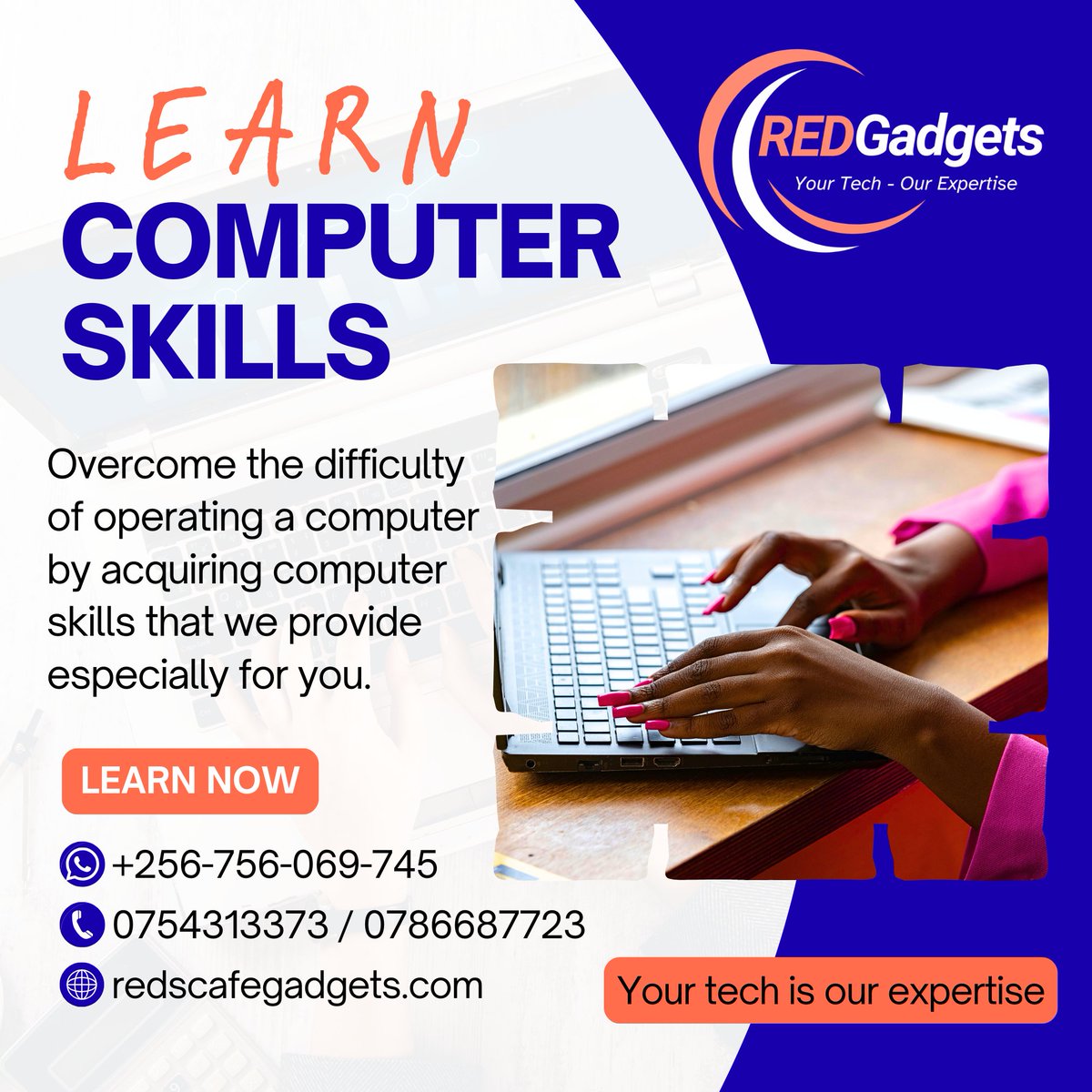 TheRedGadgets's tweet photo. Learn Computer Skills ✨💻
Overcome the difficulty of operating a computer by learning with us!
At Red Gadgets, we provide easy-to-follow computer skills training designed especially for you. https://t.co/ArWtIoZuJO