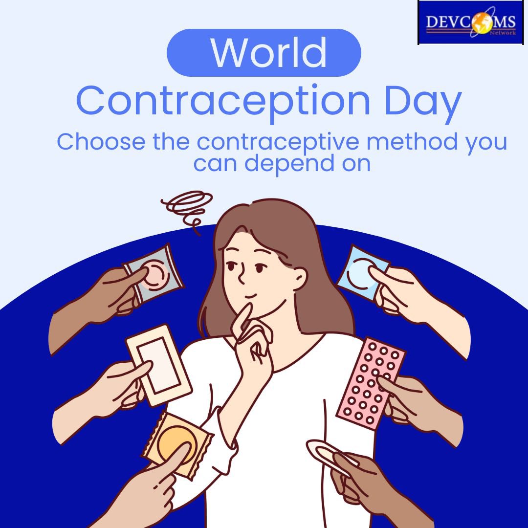 It's #WorldContraceptionDay
 
EVERYONE deserves access to a wide range of safe and effective contraceptive methods. 

Choose any contraceptive method you can depend on. 

 #WorldContraceptionDay <a href="/getittogetherNG/">TCI Nigeria</a> <a href="/gatesfoundation/">Gates Foundation</a> <a href="/tciurbanhealth/">The Challenge Initiative - TCI</a>