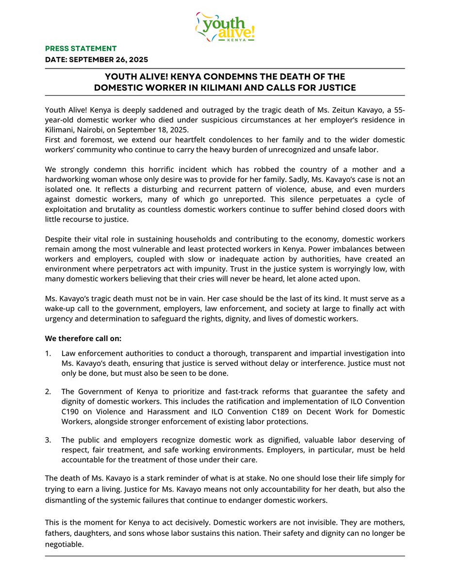 Youth Alive ! Kenya Back Up Account tweet media