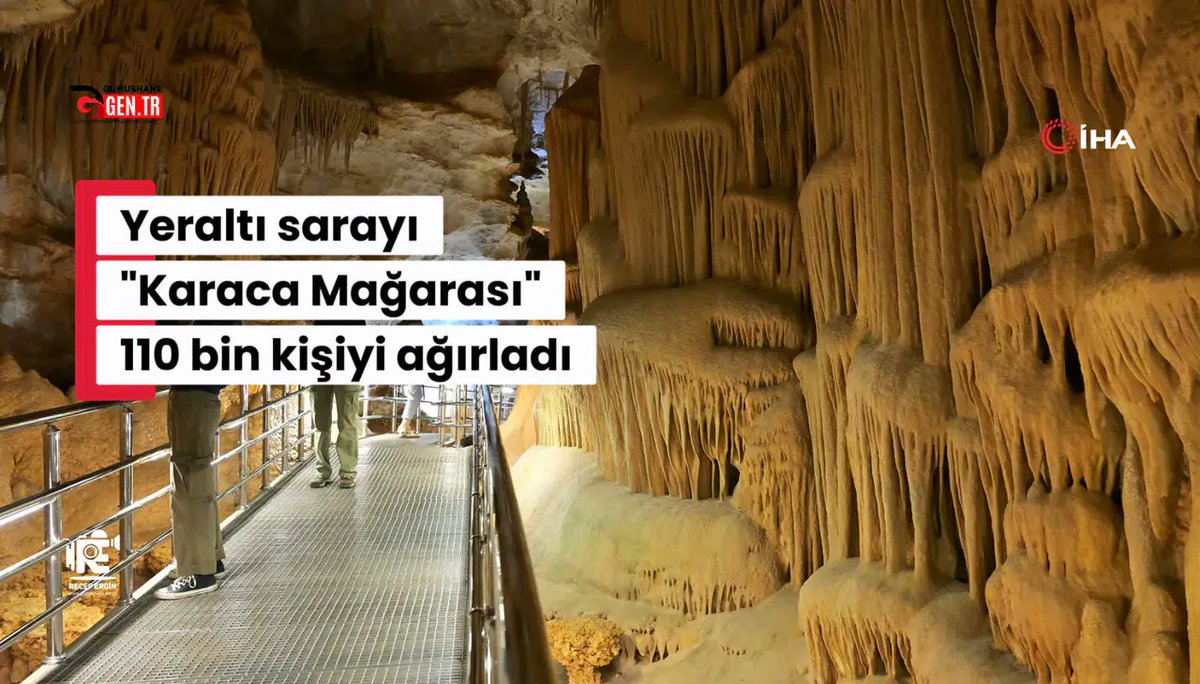 Gümüşhane'nin "Yeraltı Sarayı" 110 bin ziyaretçiyi ağırladı

gumushane.gen.tr/gumushane/gumu…

#gümüşhane #karacamağarası #karacamağarasınerede #gümüşhanedegezilecekyerler #Gümüşhaneturizmi #GümüşhaneHaberl