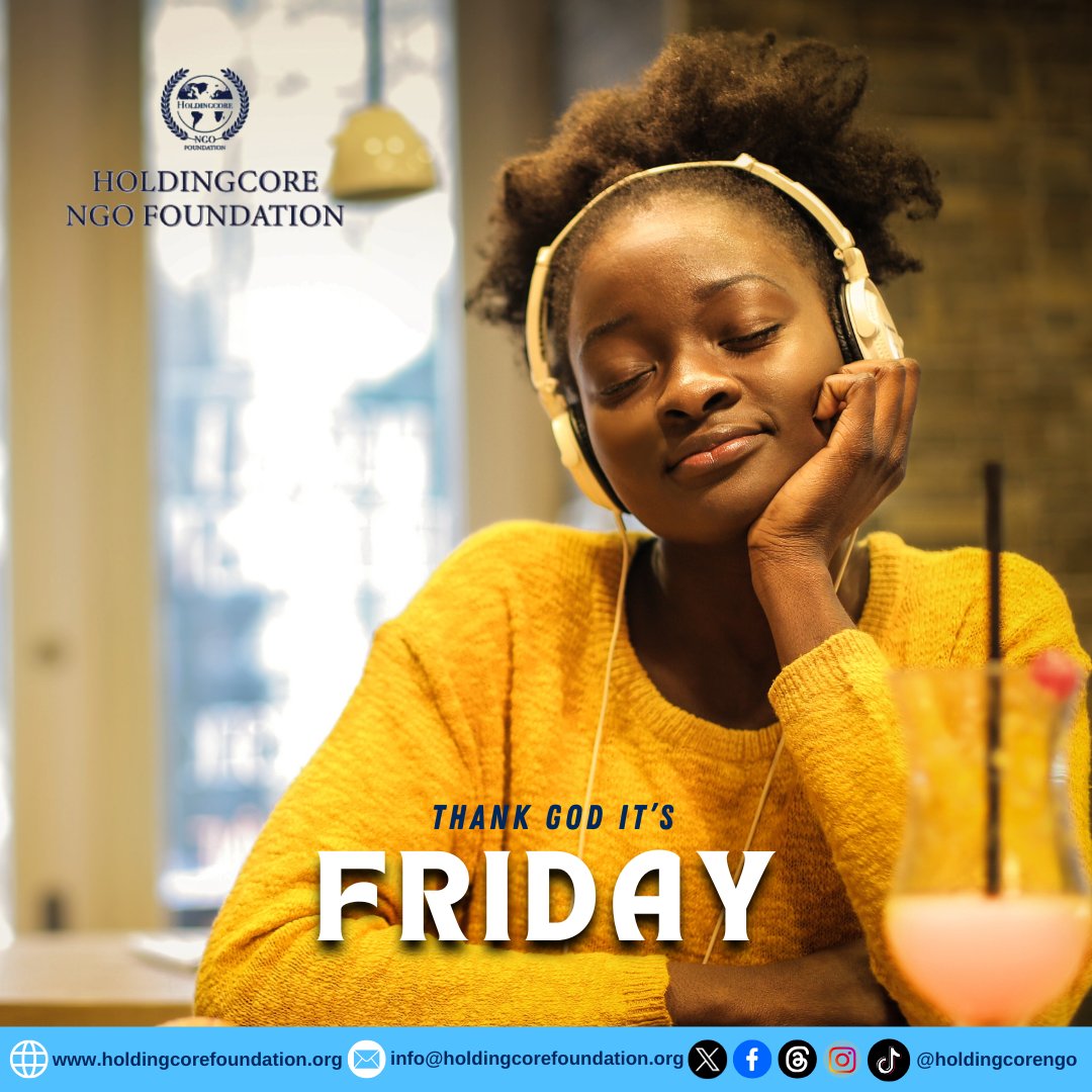 Holdingcorengo's tweet image. Wishing everyone a beautiful start to the weekend—you earned it. What&apos;s the first thing you&apos;re doing to unwind? 

#TGIF #HoldingcoreEMPFoundation #WeekendLoading #FridayFeeling