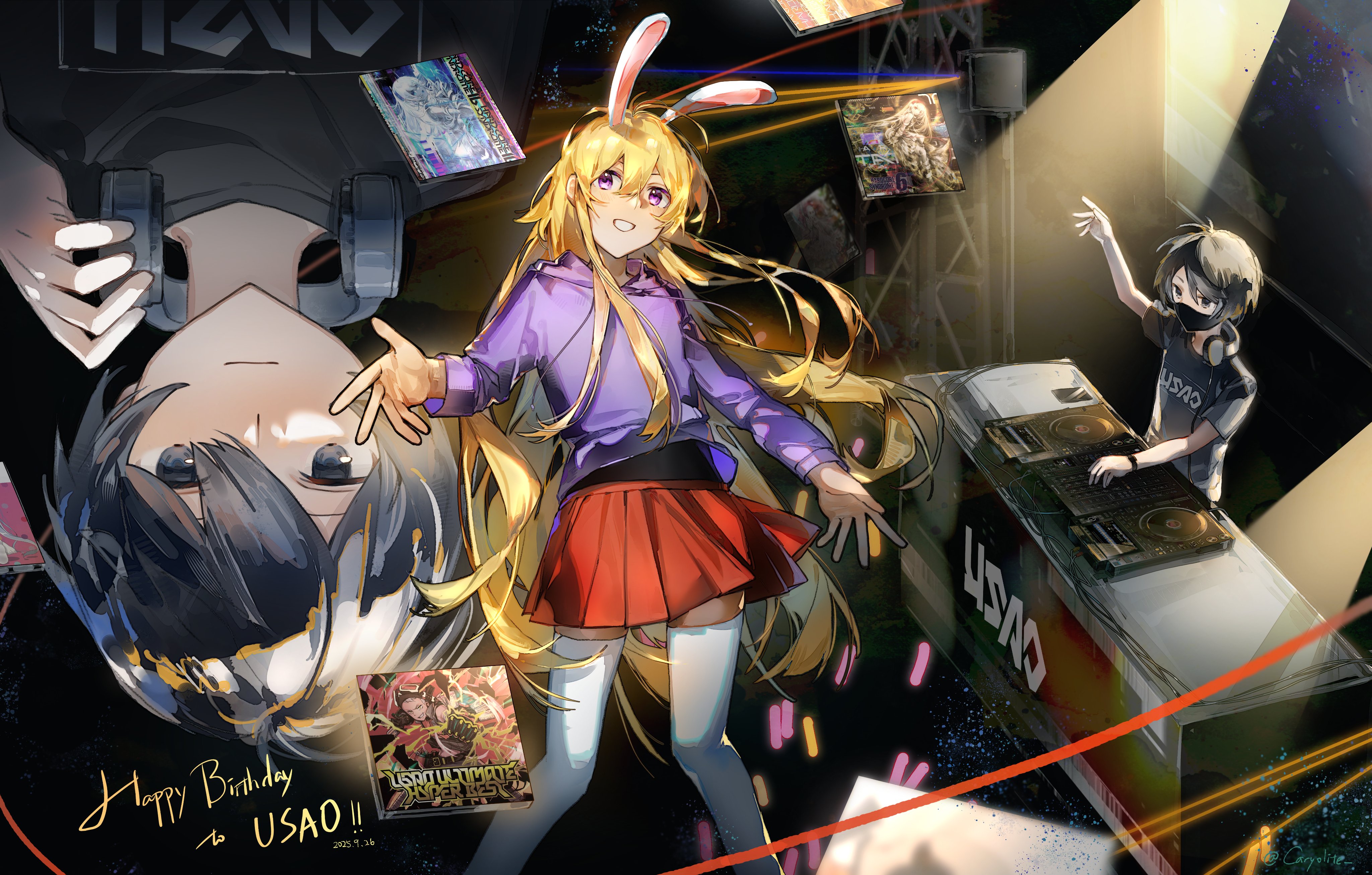 月兎-Tsukito-︎︎さま専用（原画）青い月の秘密【SM／水彩／#2624】 Gx0GXk0bsAQdYVE.jpg