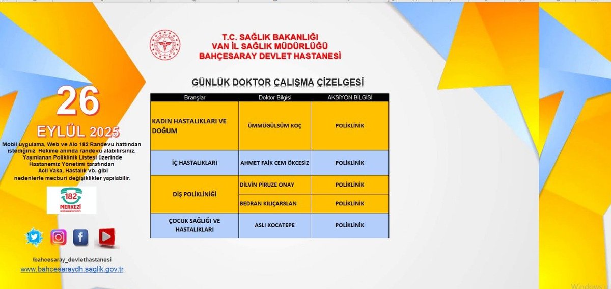 Bahçesaraydevlethastanesi (@bsdhvan) on Twitter photo 