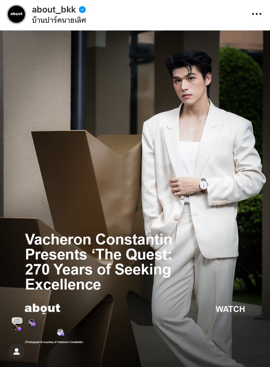sknn2228's tweet image. ใครว่างๆ ฝากกดเลิฟ เม้น แชร์ ให้สกายหน่อยนะคะ สกายหล่อมากกก รูปสวยมากๆ

🩵 instagram.com/share/_4rm6dd83

SKY VC 270 ANNIVERSARY

#VacheronConstantin
#TheQuest #VC270
#skywongravee