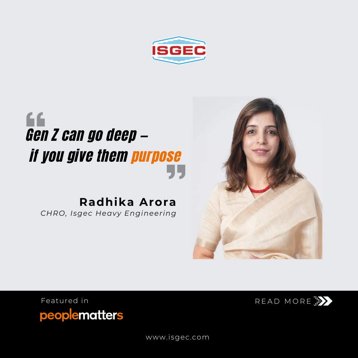 Gen Z brings energy, creativity, and a hunger for growth to the workplace. But to truly see them excel, one key ingredient is – purpose.

🔗 Explore the full story: peoplematters.in/article/employ…

We would love to hear your thoughts – how is your workplace enabling Gen Z to thrive?