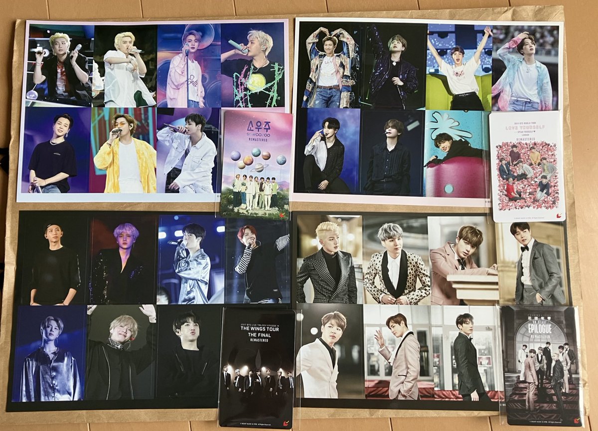 準備バンタン💜
見に行けるかな…？(見に行けるか分からないのに、4つとも買ってしまった)