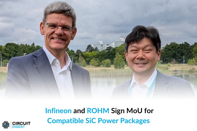 CircuitDigest's tweet image. Infineon and ROHM sign an MoU to act as second sources for each other’s SiC products, simplifying design and procurement for customers. 
Read More - circuitdigest.com/news/infineon-…

@Infineon @ROHMsemi
#TechNews #PowerElectronics #EV #SiC
