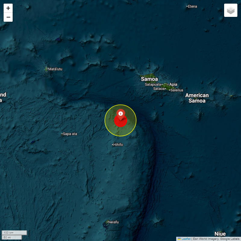 Billy_EQ's tweet image. #IIGEA #SIMMSA #SISMO #EARTHQUAKE
MAGNITUDE: 5.1Mw
#TONGA
2025-09-26, 06:32:33.883 UTC
LAT: -15.1011° LON: -173.4965°
DEPTH: -10.0km
iigea.org/monitor