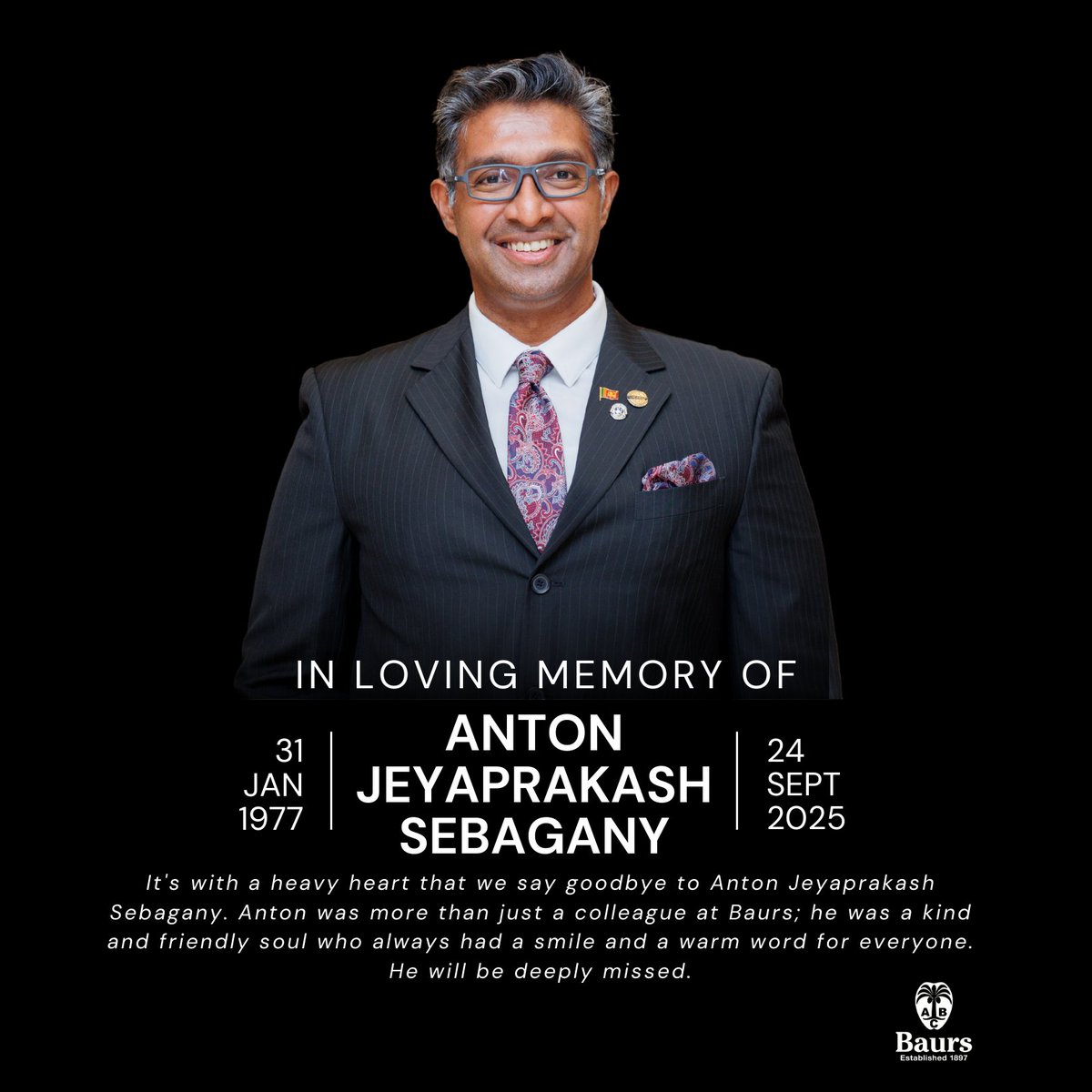 Goodbye Anton Sebagany.