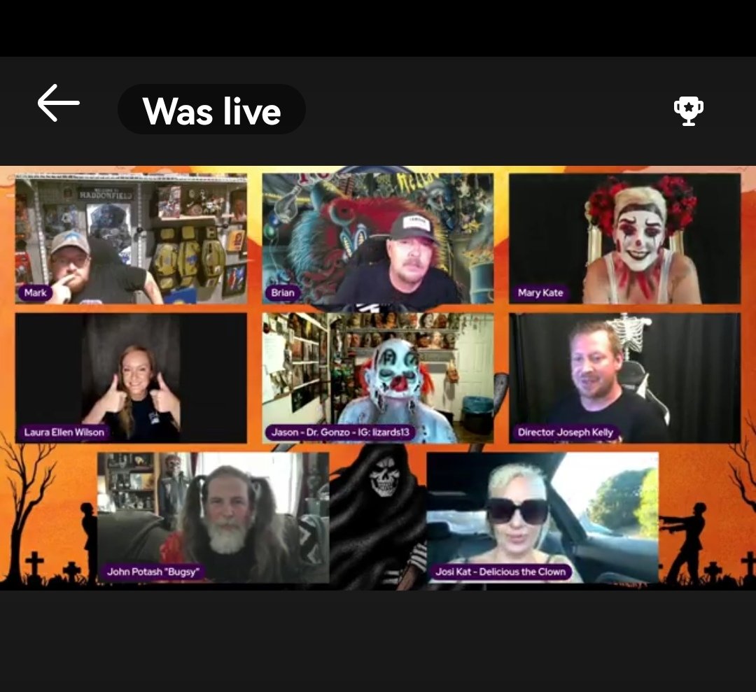 A back to back self tape day, followed by a group live podcast on TALKING SHTTT to promote CLOWN MOTEL 3 🤡 Can't wait for the premiere next month 😍