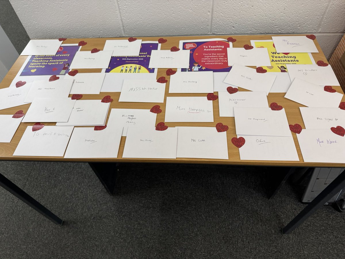 Wales High School (@waleshigh) on Twitter photo National โThank a TA Dayโ!! Celebrating the most amazing team - who provide such fantastic support for our students ๐๐ผ Student and Parent thank you letters to the team! <a href="/NationalTADay/">National TA Day</a> #WalesWay ๐๐ National โThank a TA Dayโ!! Celebrating the most amazing team - who provide such fantastic support for our students ๐๐ผ Student and Parent thank you letters to the team! <a href="/NationalTADay/">National TA Day</a> #WalesWay ๐๐