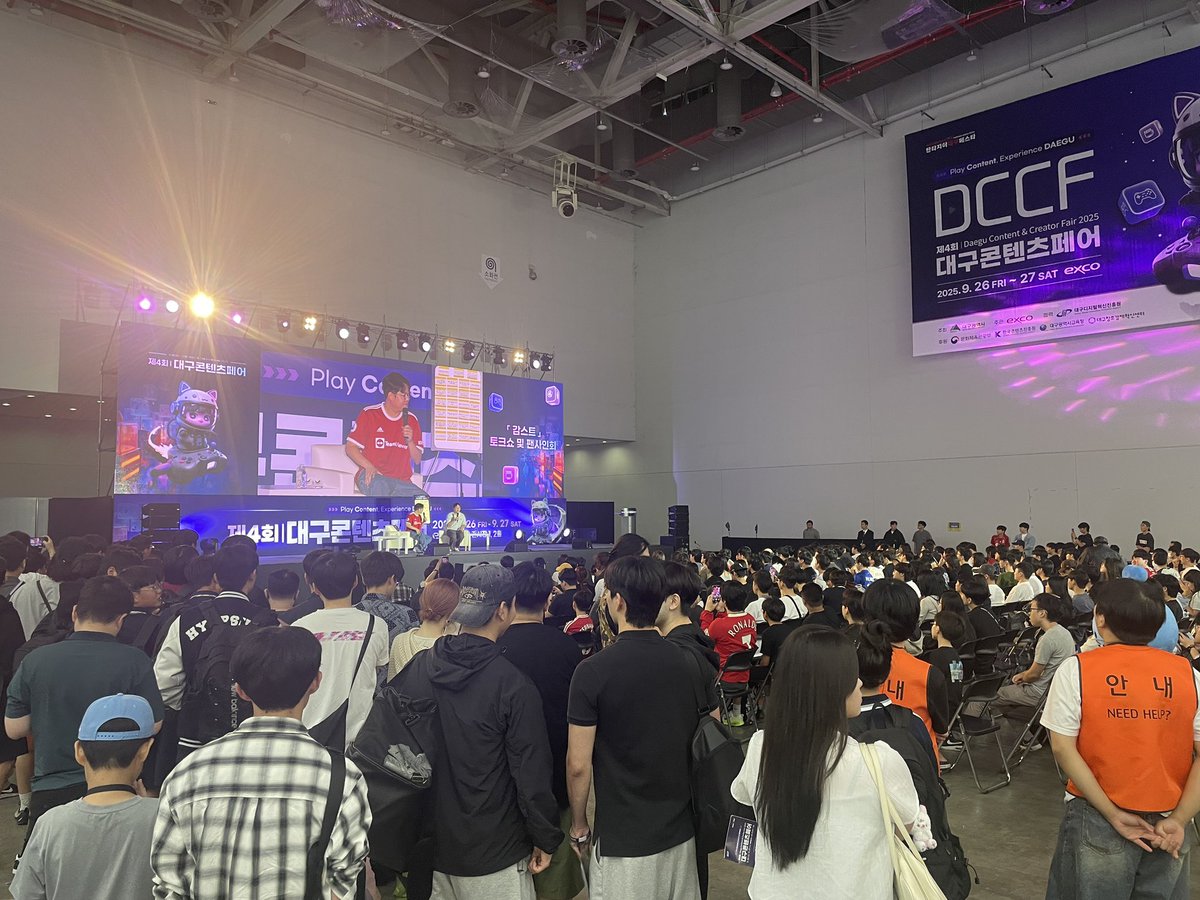 gomdanjp's tweet photo. 감스트 김인직
#dccf #대구콘텐츠페어 https://t.co/a0OEVCHClW