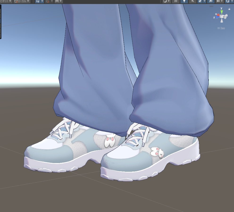 ▼WIP
腕にもぐもぐうさぎ🥕
足にちらっとうさぎ🐰