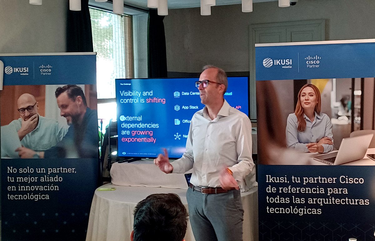 #Ikusi y <a href="/thousandeyes/">Cisco ThousandEyes</a>. 

Ayer tuvimos el placer de celebrar en #Madrid un seminario exclusivo junto a #Cisco ThousandEyes, donde exploramos cómo la tecnología está transformando la experiencia digital en los entornos laborales.

Si quieres más info: 
espana.ikusi.com/full-visibilit…
