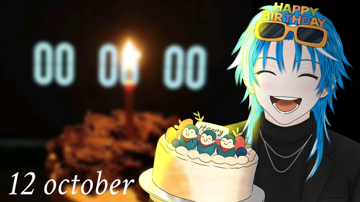 KiboSetsuna's tweet photo. KIBO SETSUNA BIRTHDAY STREAM 

📍Start Streaming: 11 Oktober 20:00 WIB / 21:00 WITA (menunggu momen jam 12:00/00:00:00 12 oktober)

Live On YouTube &amp; Tiktok: https://t.co/ja4ejxs4ww

🎊 Kegiatan Birthday: 
-HandCam Free Talk 
-Tiup Lilin &amp; Makan Kue
-Unboxing Kado 
-Baca Forms https://t.co/yArU4IhZ8l