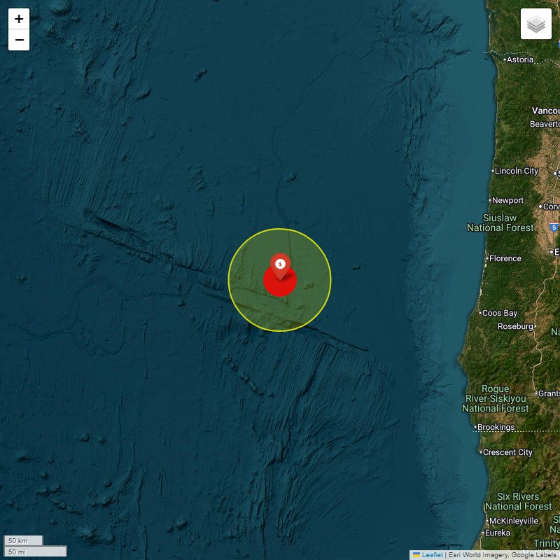 IIGEAac's tweet image. #IIGEA #SIMMSA #SISMO #EARTHQUAKE
MAGNITUDE: 5.4Mw
#OFF #COAST #OREGON
2025-09-26, 06:45:33.38 UTC
LAT: 43.736° LON: -127.359°
DEPTH: -10.0km
iigea.org/monitor